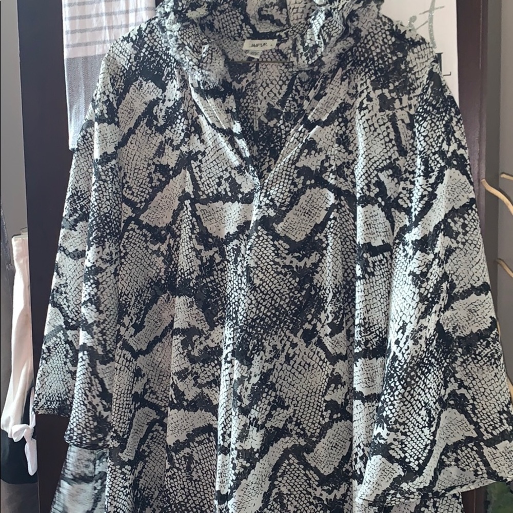 Snake Print Blouse